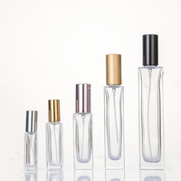 Homay Vente en Gros Flacon de Parfum Vide en Verre Transparent de 3ml 5ml 6ml 10ml 30ml 50ml 100ml
