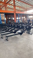 Nouvel Arrivage : Appareil de Fitness Cardio Ski, Équipement de Gymnastique Intérieur, Rameur, Résistance à 10 Niveaux, Machine Ergométrique de Ski à Air