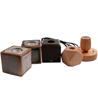 Lampe de Table en marbre rond classique, Style américain, petite et Portable, décoration de la maison, pour un bureau ou d'hôtel
