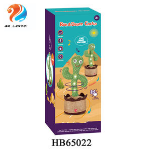 Jouet en peluche électronique populaire, jouet amusant, danse, conversation, <span class=keywords><strong>marche</strong></span>, Cactus, poupée avec lumière, nouvelle collection 2022 - Product Image 3
