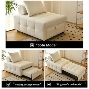 Minimalist Foldable Single <strong>Double</strong> Sofa <strong>Bed</strong> Folding Dual-use New Small Household Living Room Multifunctional Two-in-one <strong>Pull</strong>-<strong>out</strong> - Product Image 2