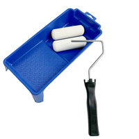 Master Epoxy DIY Paint Tools Juego de mini bandeja de rodillo de pintura de 4 pulgadas para bañera y reparación de esquinas de pared