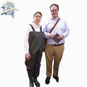 Demi-cuissardes de pêche une pièce Pantalon d'eau respirant en PVC avec fourche arrière épaissie Matériel de pêche du fabricant - Product Image 6