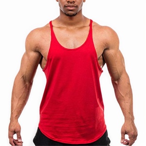 Logo Printing Sleeveless Tank Tops Mesh Fabric Men's Quick Dry Gym <b>Vest</b> Shirts - Product Image 3