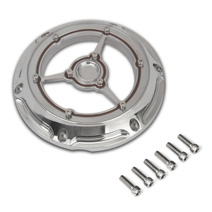 Xe máy chất lượng cao nhôm CNC cạnh cắt rõ ràng trong suốt Derby Bìa phù hợp cho Harley 2004-2016 XL SPORTSTER 883 1200 - Product Image 2