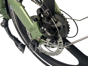 QUEENE/OEM 36V 2A 전기 자전거 고탄소강 포크 전기 자전거 25 km/h 접이식 전기 사이클링 - Product Image 2