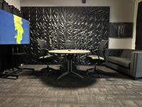 Paneles de pared estriados de PVC de peso ligero pesado de alta calidad, decoración decorativa 3D Interior WPC óptima para diseño de interiores