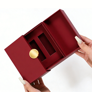 Caja de Regalo Ecológica y Elegante Personalizada, <span class=keywords><strong>para</strong></span> Joyería, Cosméticos, Recuerdos, Cuidado de la Piel, con Doble Puerta en Forma de Libro - Product Image 3