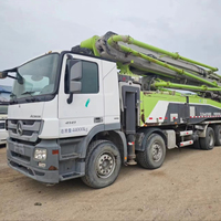 Pompe à béton sur camion diesel Zoomlion CIFA Putzmeister d'occasion 2020 56m Mega 180m/h Vert