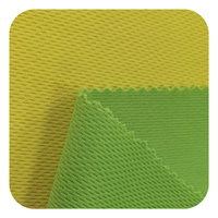 Tissu tricoté léger à séchage rapide en polyester 100% (75D/72F) 150 GSM, motif œil-de-perdrix, pour vêtements de sport, maillots de football, t-shirts