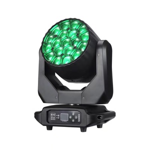 AOPU <span class=keywords><strong>Mac</strong></span> Aura <span class=keywords><strong>Martin</strong></span> 19*40W 4 en 1 Rgbw Led haz móvil cabeza de lavado Zoom Led discoteca iluminación para concierto de boda - Product Image 3
