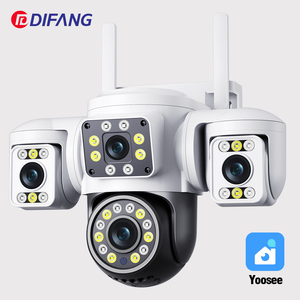 กล้องวงจรปิด DIFANG 6K UHD สำหรับภายนอกอาคาร แบบ PTZ เลนส์สามตัว ภาพสีเต็มรูปแบบในเวลากลางคืน ระบบ CMOS กันน้ำ ติดตามรูปร่างมนุษย์ รองรับแอป Yoosee บนคลาวด์ - Product Image 1