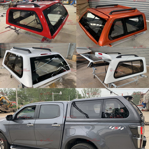 Primer Hardtop Canopy W/ Rack Bar para DMAX Foton Tunland JAC T6 Ranger Rich Hilux <span class=keywords><strong>Vigo</strong></span> Spoiler Wing <span class=keywords><strong>Ventanas</strong></span> correderas de aluminio - Product Image 2