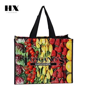 Manufacturers wholesale coated non-woven tote bags custom fruit packaging bags color printing tote bags can print logo