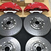 Vente en gros d'étriers de frein à 10 pistons avec rotor en céramique carbone 420*40MM pour Audi A5 A6 A7 A9 C7 RS8 RS7 RS6 BMW G20 G30 F10 M5 Tesla