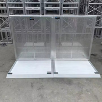 Equipo de Exhibición Modular de Aluminio de Primera Calidad, Contrachapado Antideslizante, Capacidad de Carga de 1000 kg, Plegable, Control de Multitudes, Seguridad para Eventos