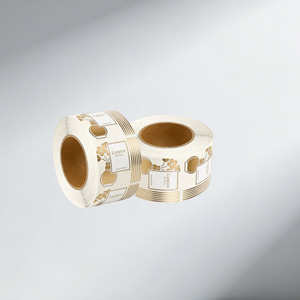 ملصقات عطور فاخرة مخصصة بعلامة تجارية خاصة، ملصقات معدنية لاصقة ذهبية من الألومنيوم لمستحضرات التجميل والشامبو للزجاجات الزجاجية - Product Image 3