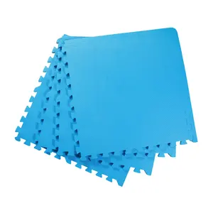 Swimming Pool Floor Mat Ground Cover Soft Foam Anti-Slip Protector 9pcs