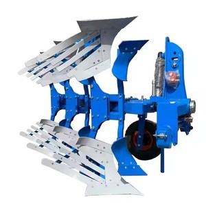 Charrue réversible hydraulique fiable de grille pour le labour de terres cultivables de large échelle - Product Image 1