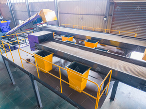 Linea di <span class=keywords><strong>Riciclaggio</strong></span> Rifiuti Urbani Domestici, Sistema di Recupero Rifiuti Solidi Urbani, Stazione di Smistamento Manuale dei <span class=keywords><strong>Materiali</strong></span> - Product Image 4