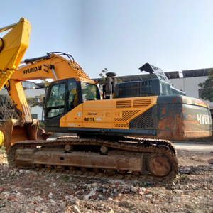 รถขุดตีนตะขาบฮุนได 485VS มือสอง ประสิทธิภาพสูง ใช้งานได้อย่างมั่นคง พร้อมเครื่องยนต์คัมมินส์ มอเตอร์ปั๊ม และ PLC ผลิตในเกาหลี - Product Image 4