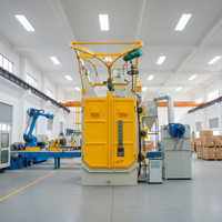 Máquina de Granallado Tipo Gancho CE con Sistema de Control Automático PLC, Alta Productividad, Motor de Marca Reconocida para Carbono