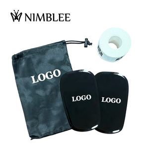 Diseño personalizado Logo sublimación Mini Pro <span class=keywords><strong>espinilleras</strong></span> con cinta prensa de calor fútbol pantorrilla soporte espacios en blanco fútbol <span class=keywords><strong>espinilleras</strong></span> - Product Image 1