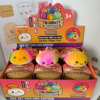 Grandes boules anti-stress en mousse PU en forme de licorne de 5,5 cm pour filles et garçons