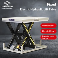 Nouvelle plateforme élévatrice à ciseaux hydraulique électrique fixe pour le chargement et le déchargement, fabriquée à Hangzhou, série HCGD-1001-HCGD-1006
