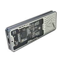 Алюминиевый сплав закаленное стекло M.2 NVME USB3.1 10 Гбит/С Корпус для жесткого диска M.2 SSD Type-C коробка для жесткого диска