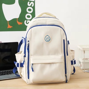 Multifunctional Unisex Student Daypack Large Capacity Waterproof Stylish Anti-Theft Nylon Zipper 14 Inches <b>Letter</b> Leisure Bag - Product Image 6