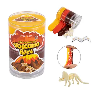 Magma Volcano Super flauschiger Schleim Lieferant Ungiftiger DIY Making Kit Schleim