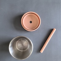 Gobelet à paille pour bébé en silicone de qualité alimentaire, mini gobelet en acier inoxydable, gobelet d'apprentissage en silicone pour tout-petits, écologique