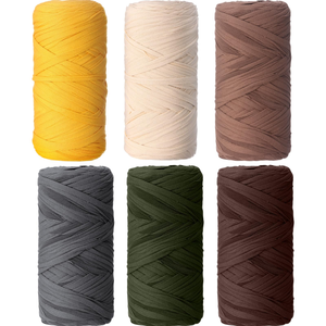 Wholesale Popular Selling 200g t Shirt <b>Yarn</b> Baby Cradle Line High Elastic Soft Hand-woven Hook for Crochet - Product Image 1