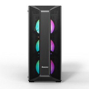 Custom Mid Tower RGB EATX ITX ATX Carcasa de ordenador Nuevo estilo gabinete de <span class=keywords><strong>PC</strong></span> Fuente de alimentación superior <span class=keywords><strong>gamin</strong></span> con ventilador RGB fundas de ordenador de juegos - Product Image 5