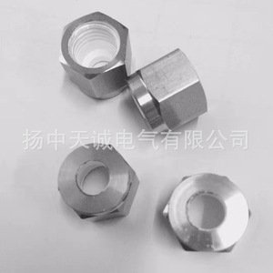 Écrous hexagonaux en acier inoxydable, filetage métrique à droite, A4-70, usinés CNC, norme GB6172.2-86, pour applications haute pression - Product Image 3