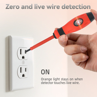 Lápiz Probador de Voltaje con Punta Doble Extraíble, Destornillador de Prueba para Distribuidor, 163mm, 40.8g, 4mm, Modelo 638