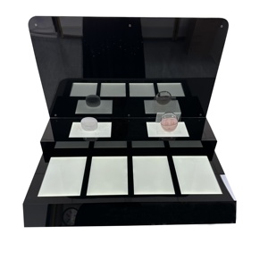 Présentoir d'accessoires de téléphone portable en acrylique personnalisé en gros avec lumière LED vitrine en PMMA de haute qualité - Product Image 1