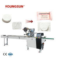 Machine d'emballage multifonctionnelle pour serviettes compressées automatiques, serviettes jetables, fournitures hôtelières, articles de première nécessité