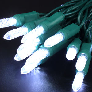 UL sertifikalı IP65 Mini M5 LED noel ışıkları için yeşil tel ve çoklu renkler ile su geçirmez açık ticari sınıf - Product Image 5