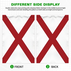 Banderas de Poliéster Impermeables y Ecológicas al por Mayor, Bandera de Alabama para Jardín, Estados Unidos, 12X18 Pulgadas, Banderas para Jardín Exterior - Product Image 4