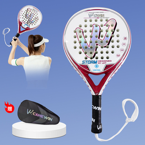 CWIN Raqueta <span class=keywords><strong>de</strong></span> Pádel para Mujer, Cubierta Protectora Profesional <span class=keywords><strong>de</strong></span> Fibra <span class=keywords><strong>de</strong></span> Carbono para Raqueta <span class=keywords><strong>de</strong></span> Tenis Playa - Product Image 4
