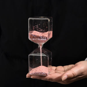 Haut niveau d'apparence Sequin Non-timing <span class=keywords><strong>sablier</strong></span> carré Design anti-Stress <span class=keywords><strong>magique</strong></span> créatif décoration de la maison - Product Image 1