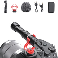 Microphone pour téléphone portable KingMa Interview SLR pour l'enregistrement et la prise de vue vidéo, diffusion en direct, microphone miniature 3,5 mm