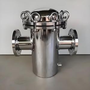 ANSI CE Flanschen den Dn200 T Typ Sieb korb Edelstahl SS304 Manuelles Hochtemperatur-Druck reduzier sieb