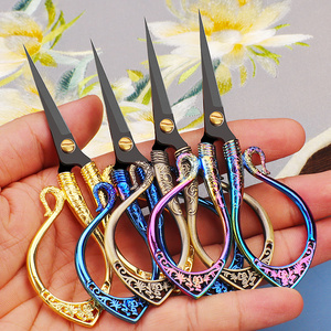 Small Household Exquisite Retro Artistic Delicate Chinese Classical Stainless Steel Craft <strong>Scissors</strong> Embroidery <strong>Sewing</strong> <strong>Scissors</strong> - Product Image 6
