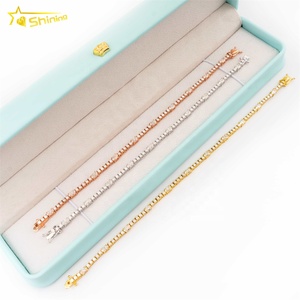 Bling jewelry vendita calda speciale ovale moisannite tennis <span class=keywords><strong>bracciali</strong></span> donna bracciale in <span class=keywords><strong>argento</strong></span> sterling 925 - Product Image 1