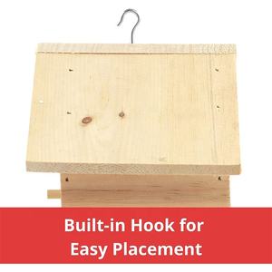 Onafgewerkt Hout Grenen <span class=keywords><strong>Frame</strong></span> Vogelhuisje Voor Het Schilderen Van Vogels Kijken Voor Vinken En Zangvogels - Product Image 2