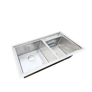 Évier de cuisine moderne en acier inoxydable 304 avec isolation phonique et couche anti-condensation, livraison directe d'usine - Product Image 1