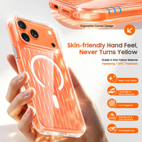 Étui de téléphone transparent durable antichoc personnalisé de luxe pour iPhone 18 Pro Max, coque de protection